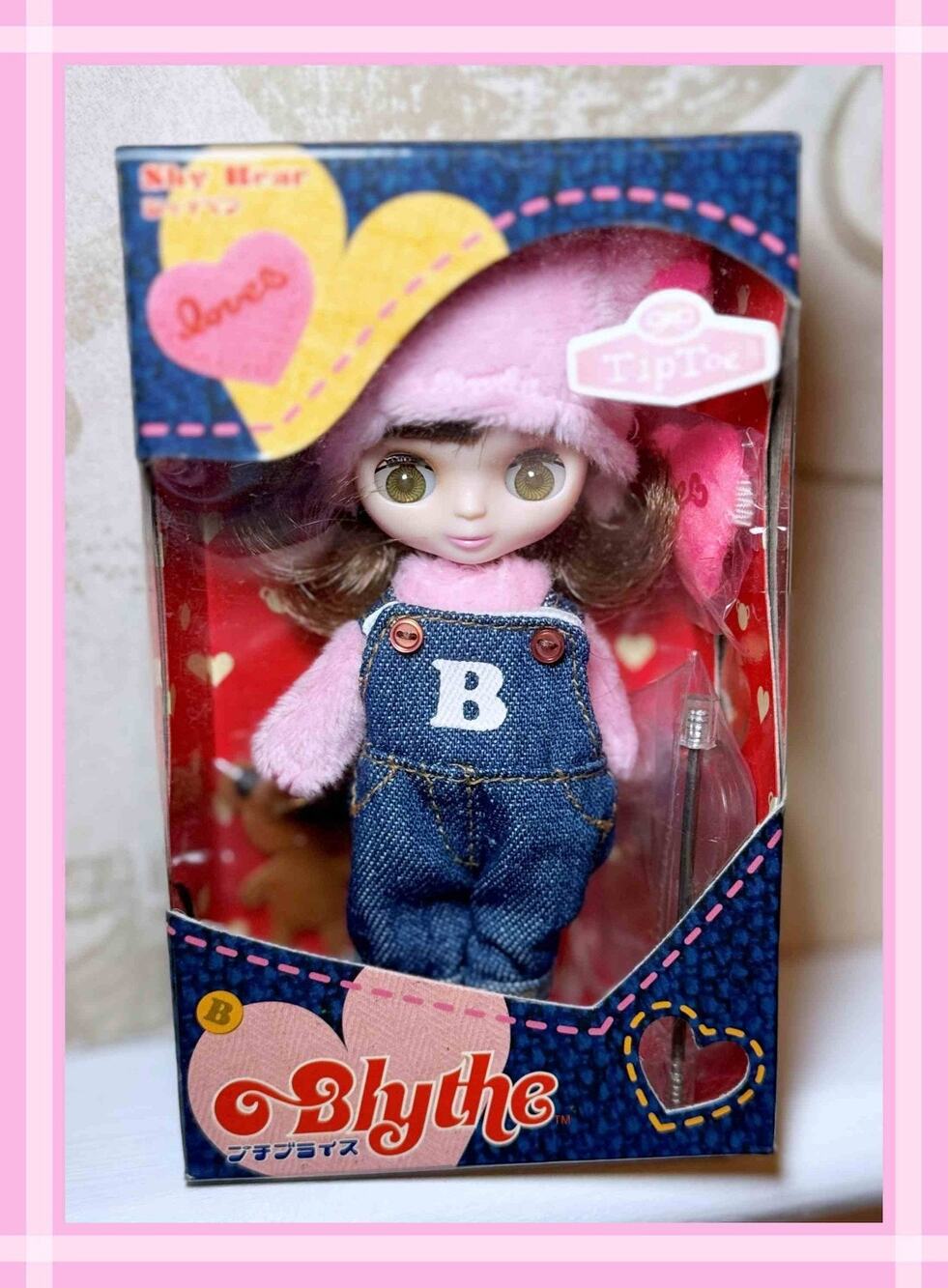 Petite Blythe Shy Bear 4" Mini Fashion Doll Takara Hasbro Vtg 2007 KPBL-11 Japan